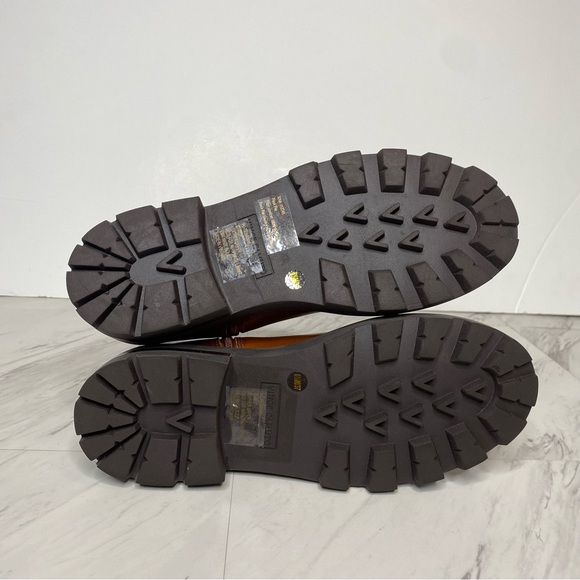 Vince Camuto Telvanni Brown Leather Lug Sole Boot 6 1/2 M - Picture 14 of 15